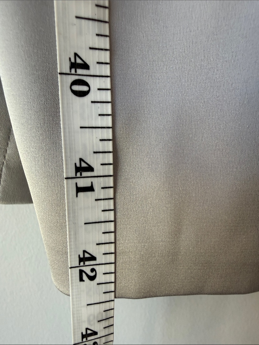 House Of CB Grey Satin Pin Tuck Dress - Picture 8 of 10